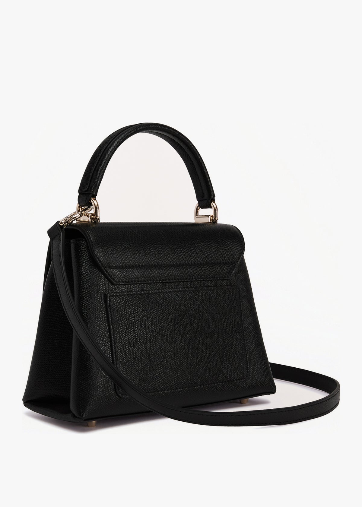 1927 Black Leather Mini Top Handle Bag