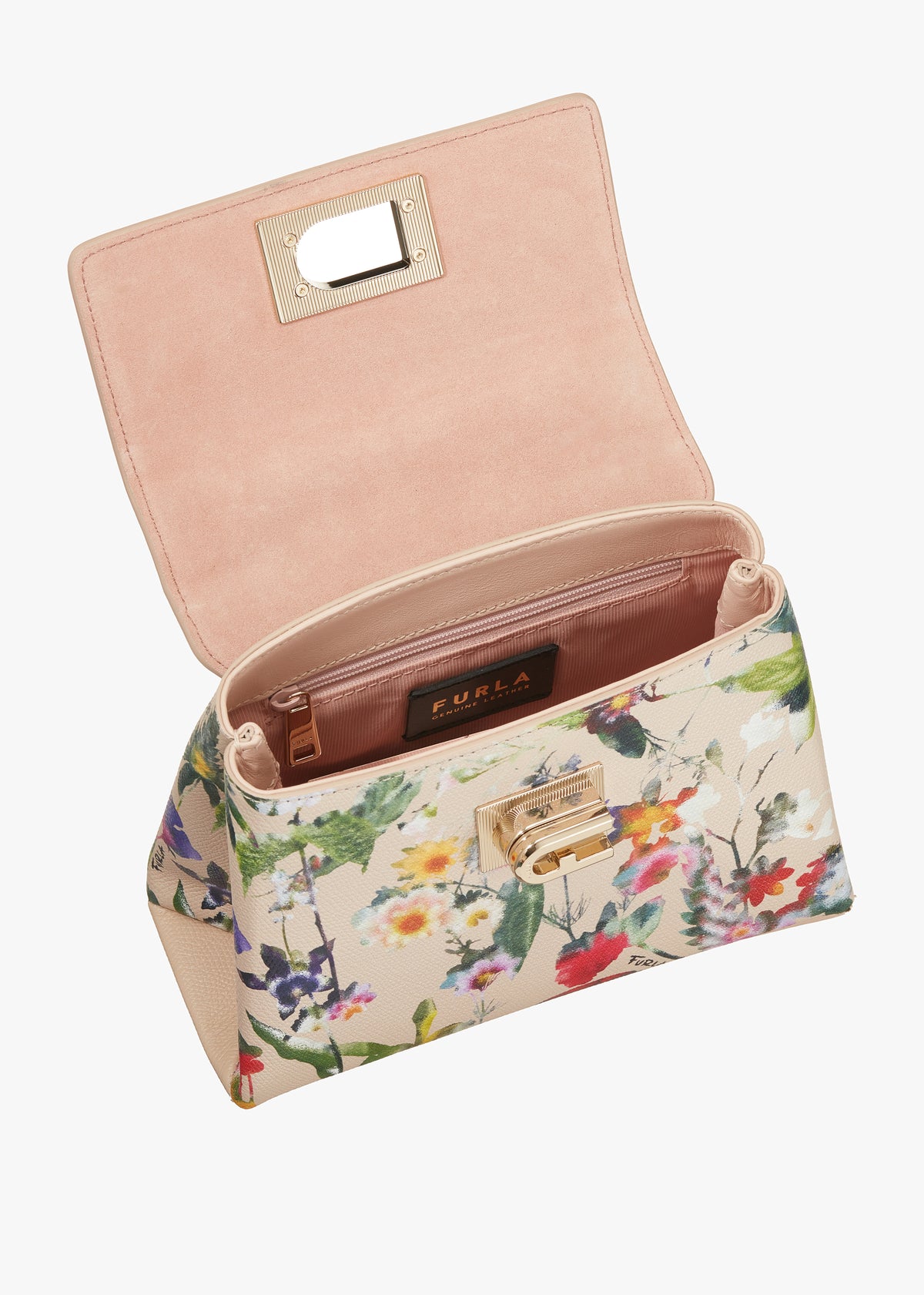 1927 Floral Multi Leather Mini Top Handle Bag