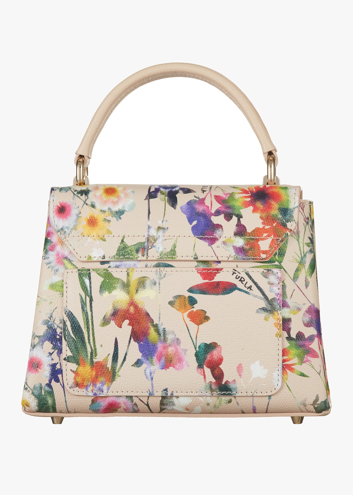 1927 Floral Multi Leather Mini Top Handle Bag