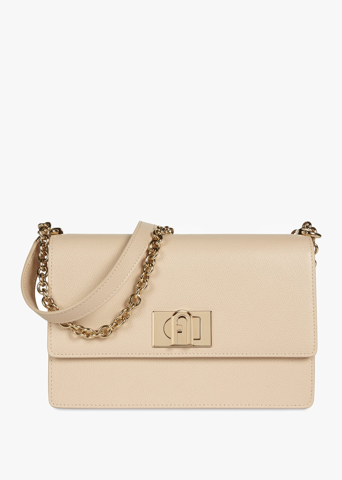 1927 S Beige Leather Cross-Body Bag