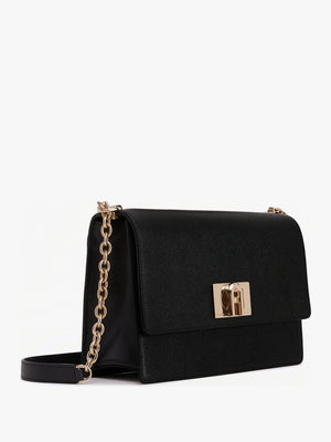 Small 1927 24 Black Leather Cross-Body Bag