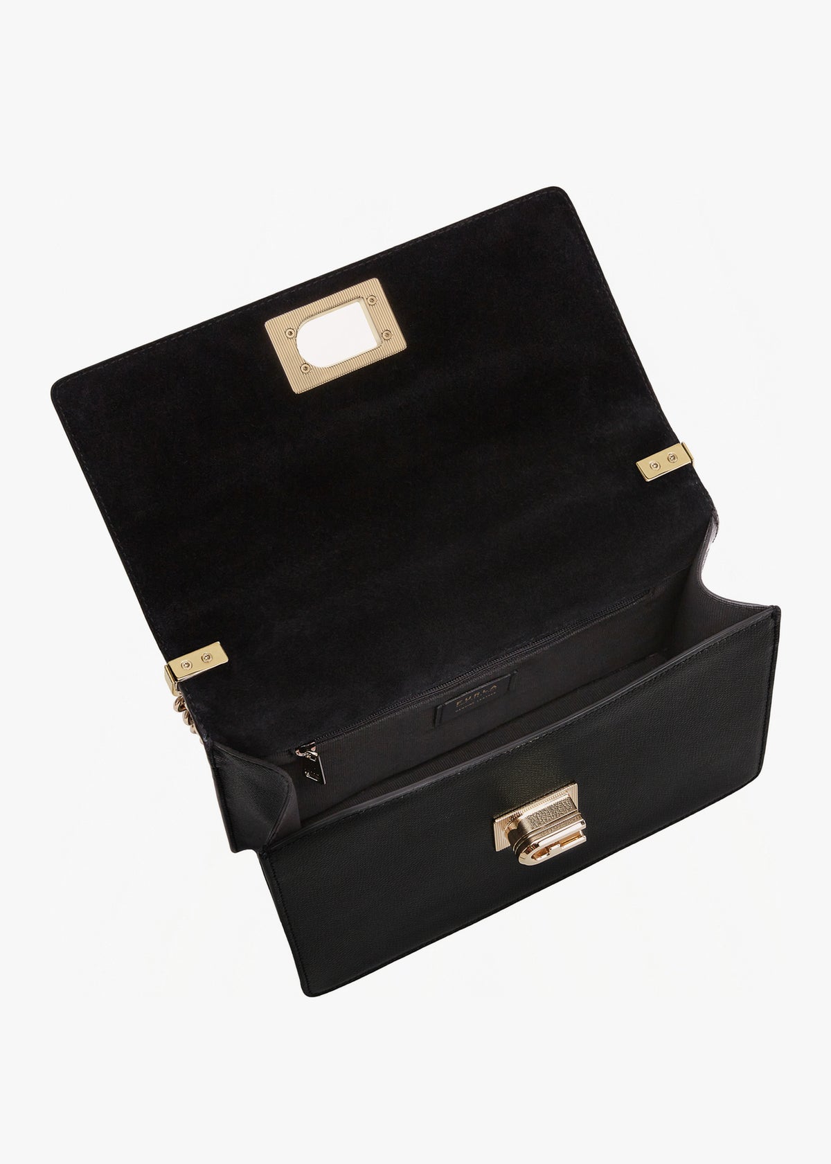 1927 S Black Leather Cross-Body Bag