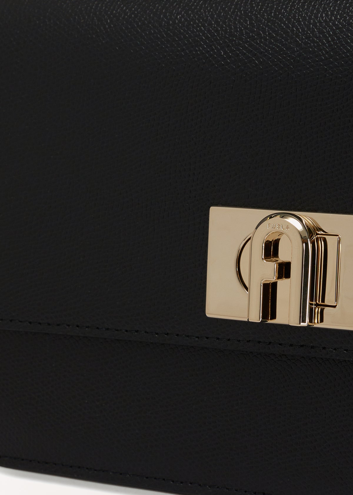 1927 S Black Leather Cross-Body Bag