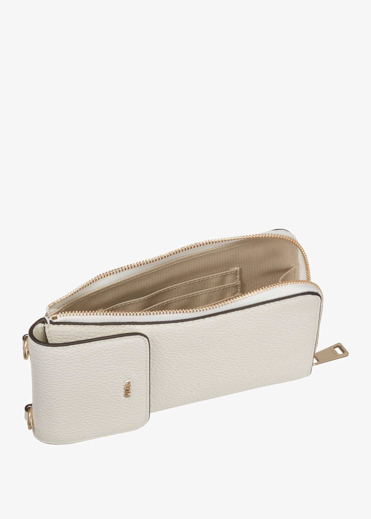Babylon White Leather Mini Bag