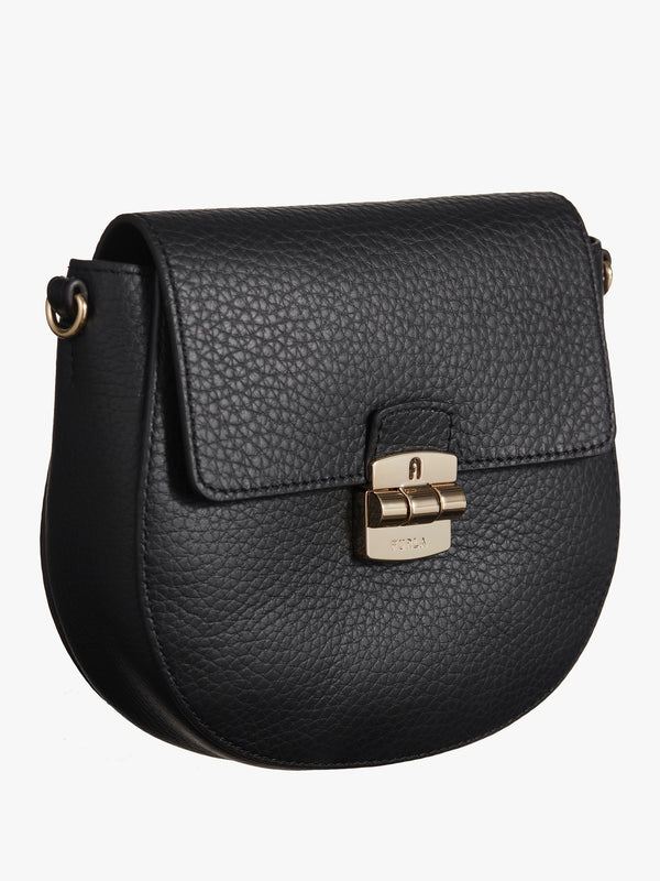Club 2 Black Leather Mini Cross-Body Bag