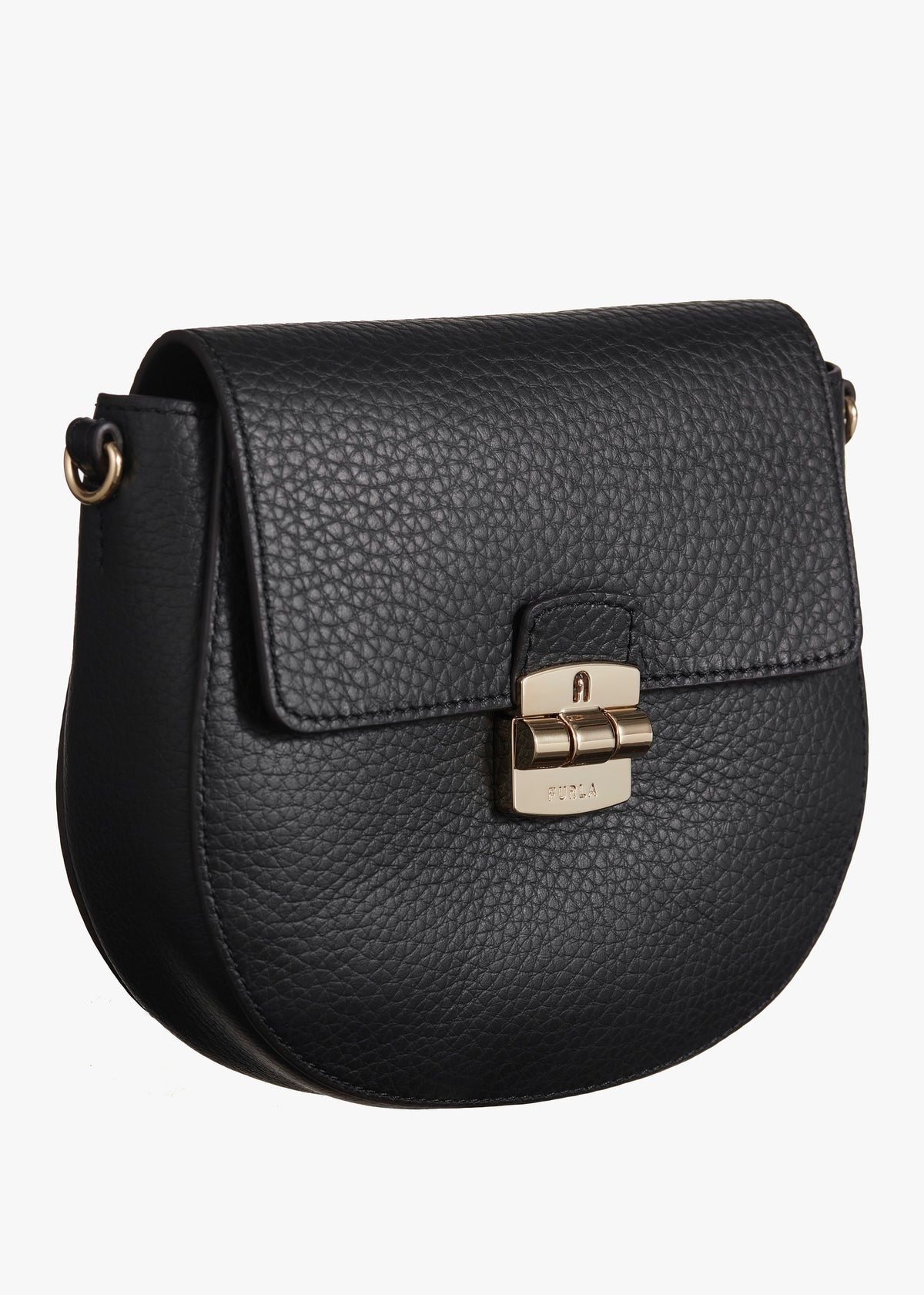 Club 2 Black Leather Mini Cross-Body Bag