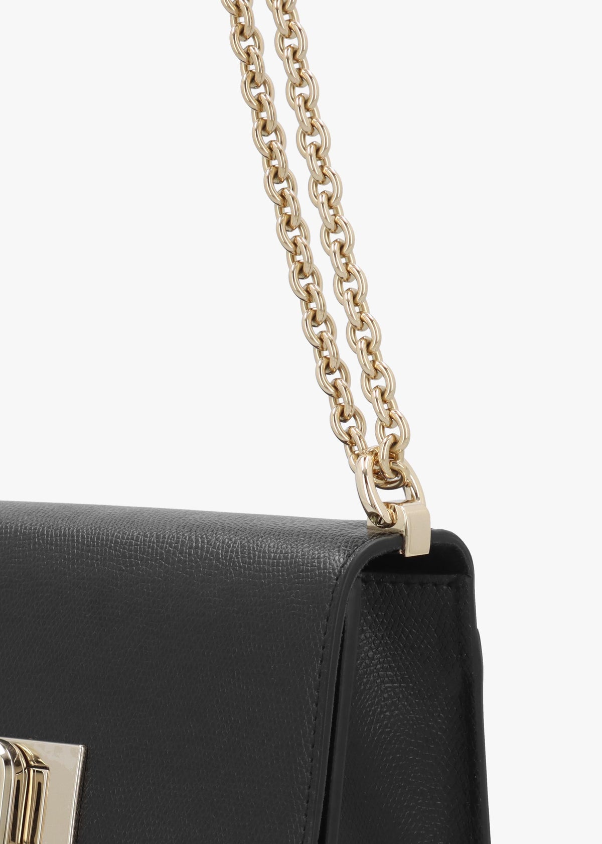 Furla Mini 1927 Ares Black Leather Cross-Body Bag