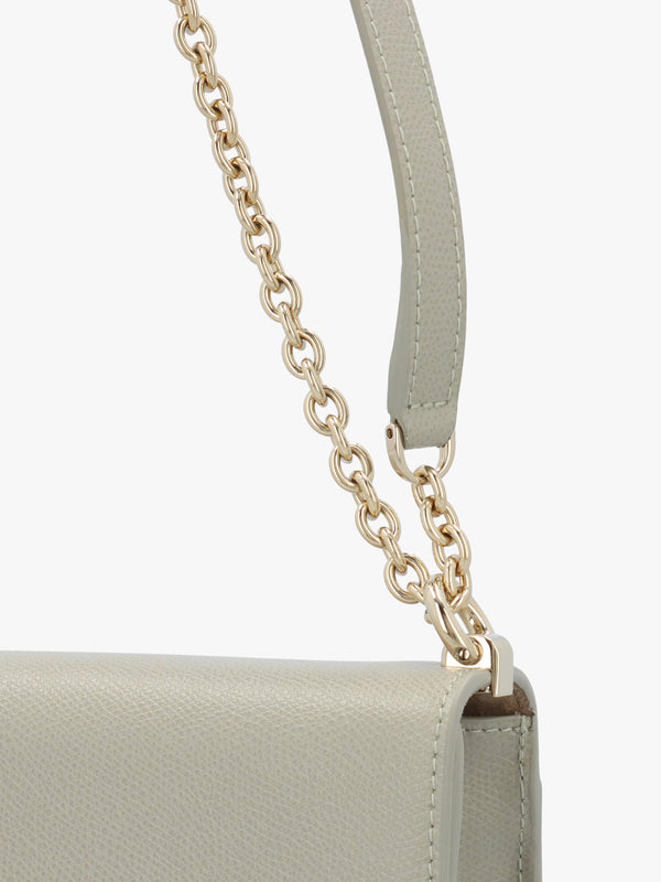 Mini 1927 Ares Grey Leather Cross-Body Bag