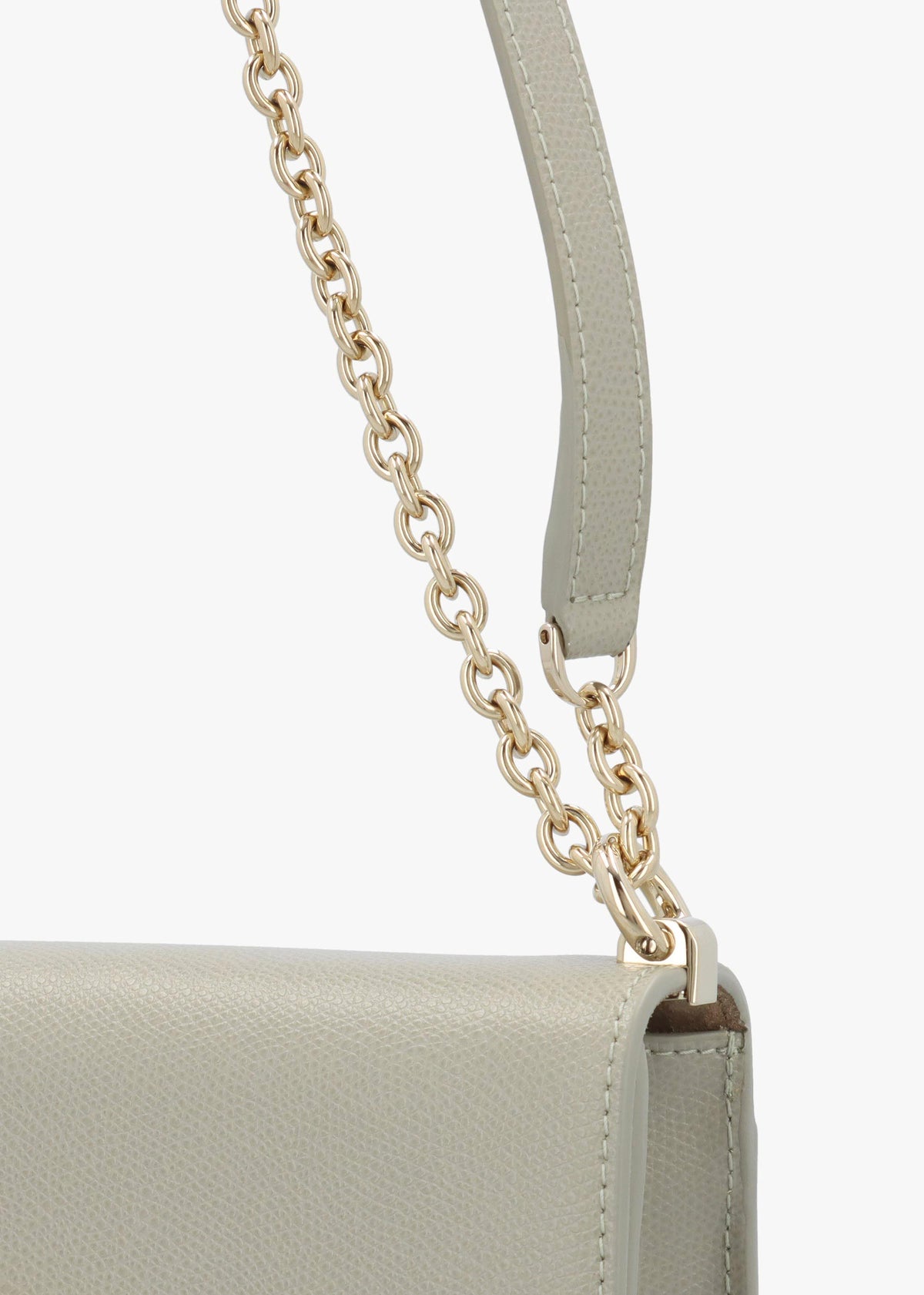 Mini 1927 Ares Grey Leather Cross-Body Bag
