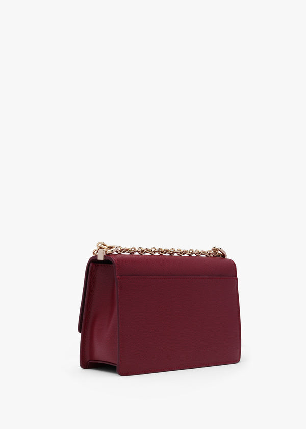 FURLA Mini 1927 20 Burgundy Leather Cross-Body Bag