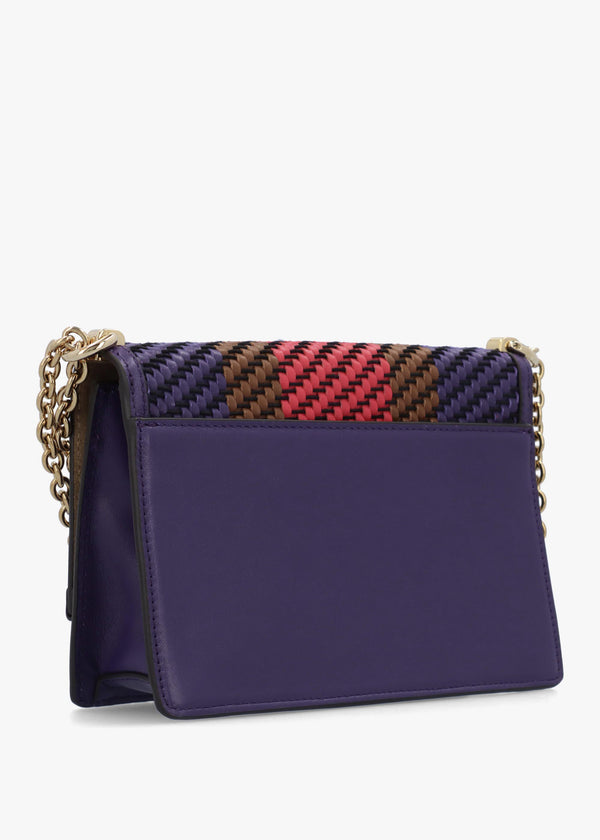 FURLA Mini 1927 20 Woven Multi Leather Cross-Body Bag