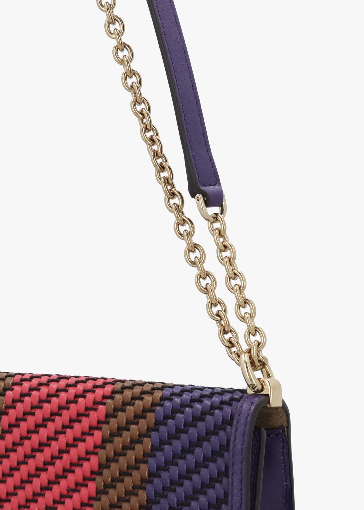 FURLA Mini 1927 20 Woven Multi Leather Cross-Body Bag