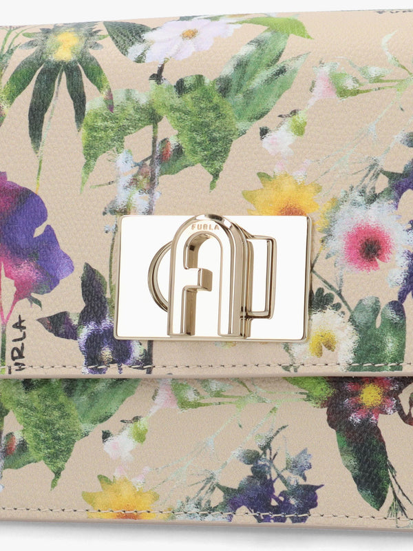 Furla Mini 1927 20 Floral Multi Leather Cross-Body Bag