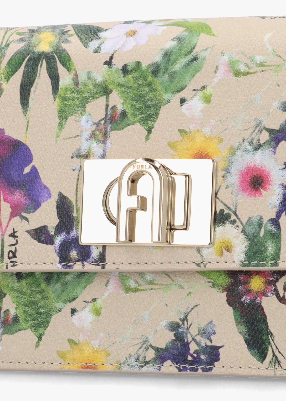 Furla Mini 1927 20 Floral Multi Leather Cross-Body Bag