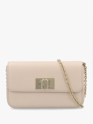 Furla Mini 1927 Beige Leather Cross-Body Bag