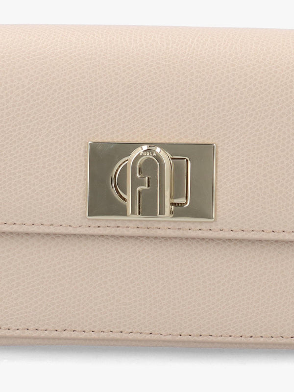 Furla Mini 1927 Beige Leather Cross-Body Bag