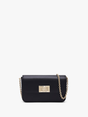 FURLA Mini 1927 Black Leather Cross-Body Bag