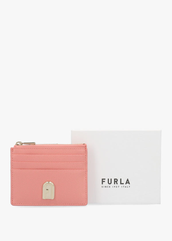 1927 Pink Leather Card Purse