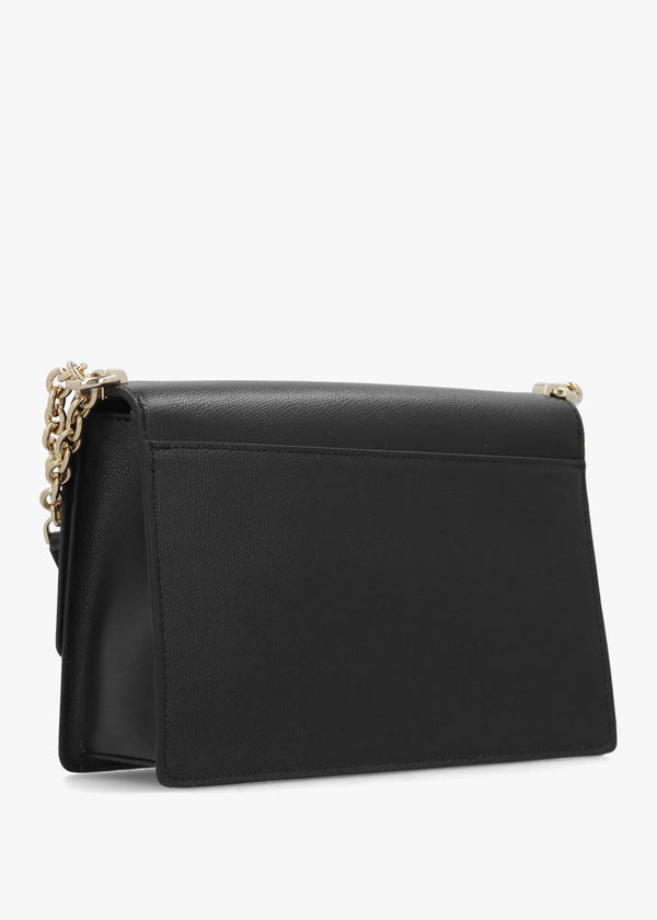Small 1927 24 Black Leather Cross-Body Bag