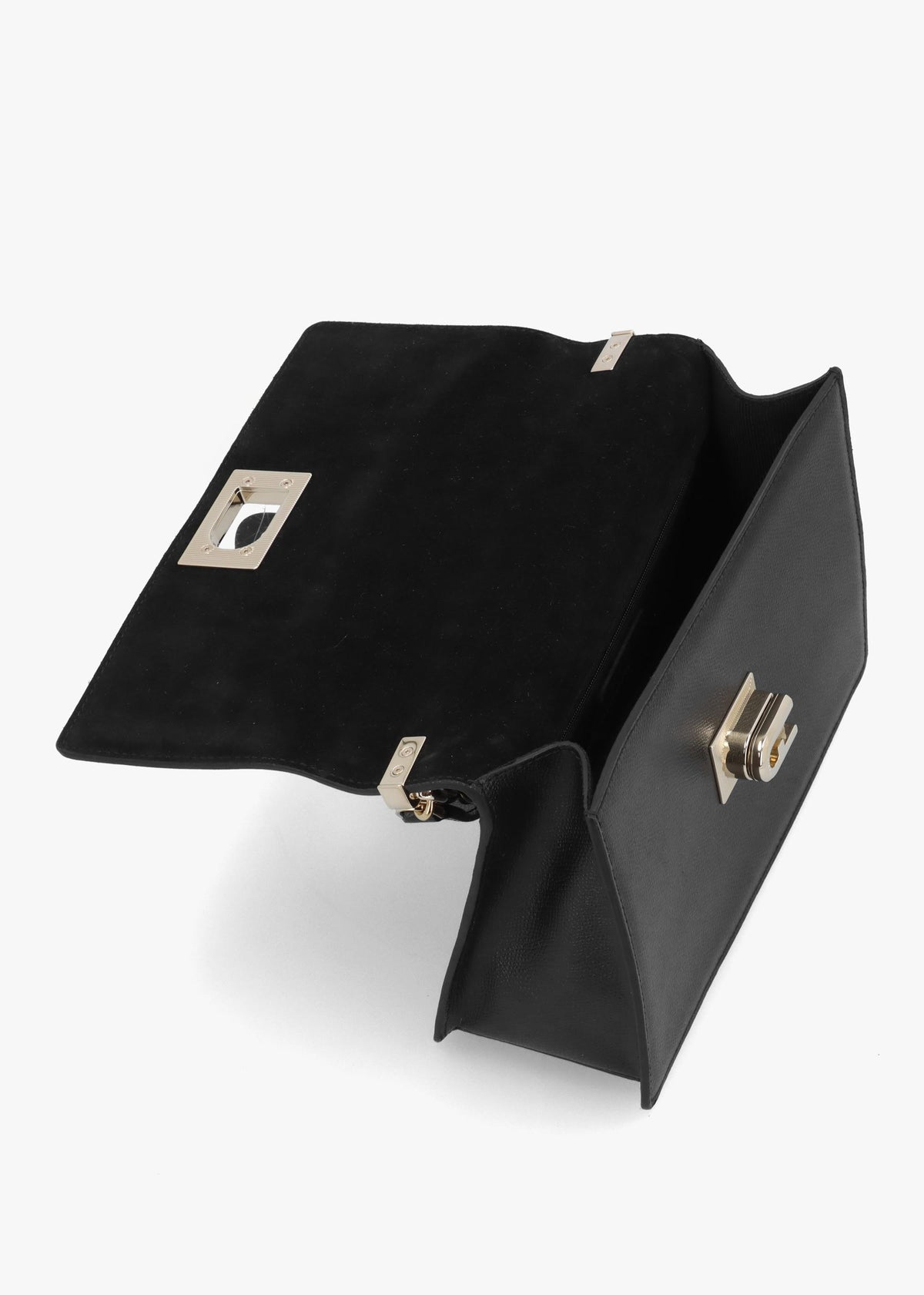 Small 1927 24 Black Leather Cross-Body Bag