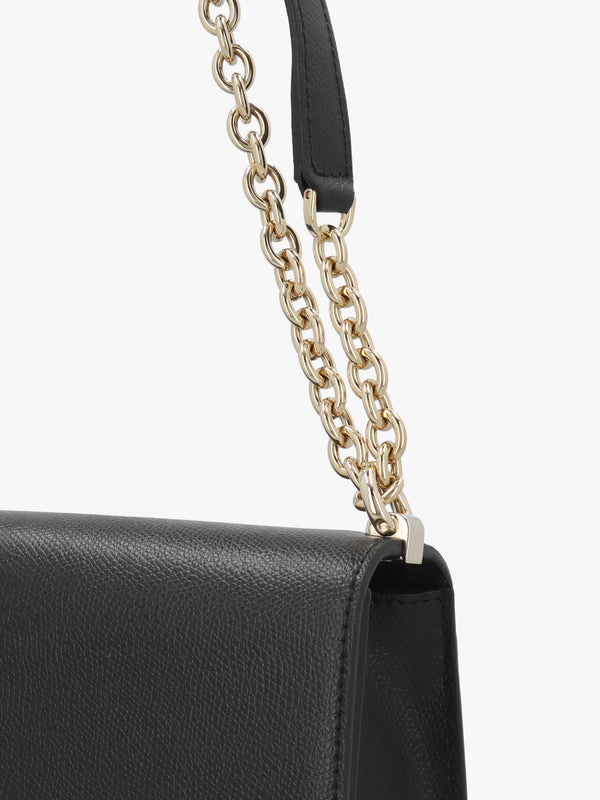 Small 1927 24 Black Leather Cross-Body Bag