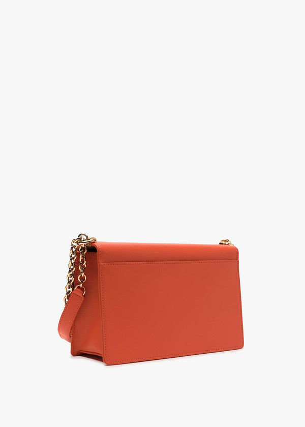 FURLA Small 1927 24 Orange Leather Cross-Body Bag