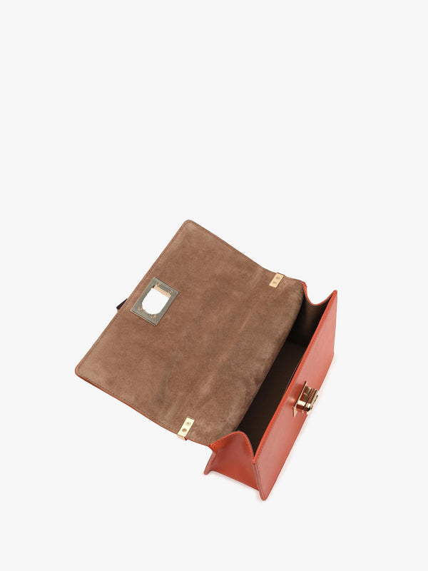FURLA Small 1927 24 Orange Leather Cross-Body Bag