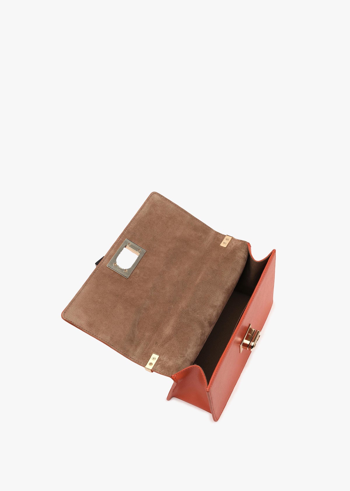 FURLA Small 1927 24 Orange Leather Cross-Body Bag