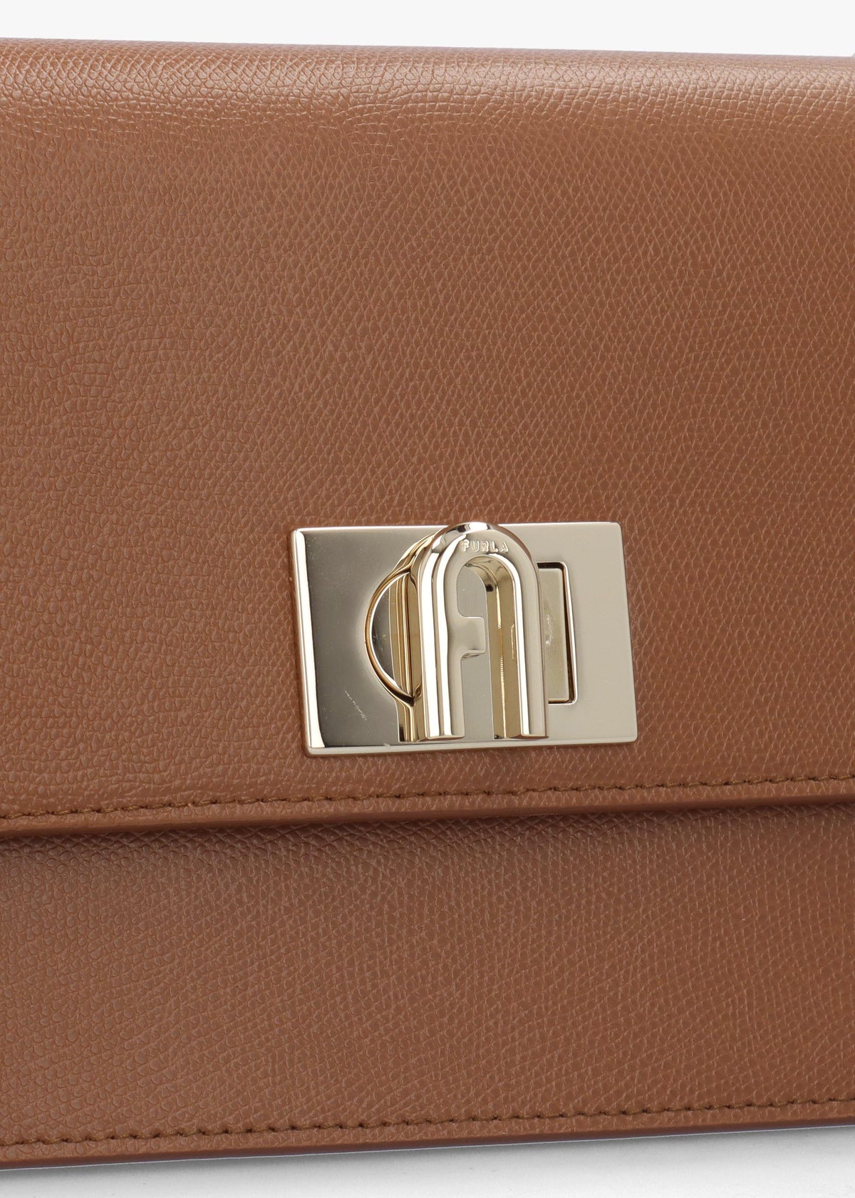 Small 1927 24 Tan Leather Cross-Body Bag
