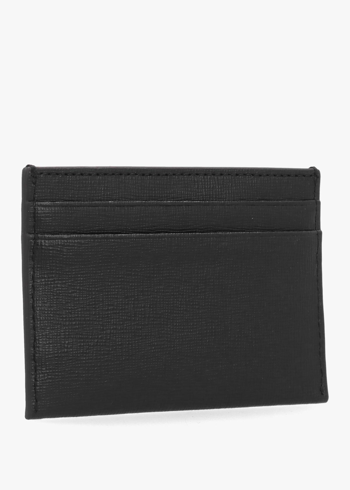 FURLA BABYLON S CARD CASE - Black Leather