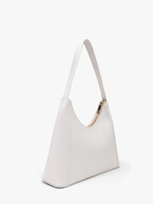 FURLA Small Diamante Cream Leather Shoulder Bag