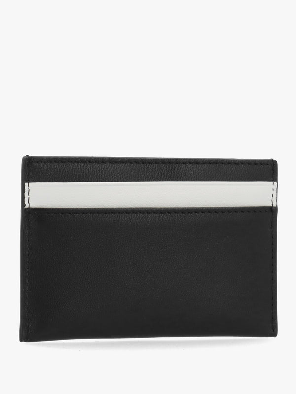 FURLA Iris Black Leather Card Case