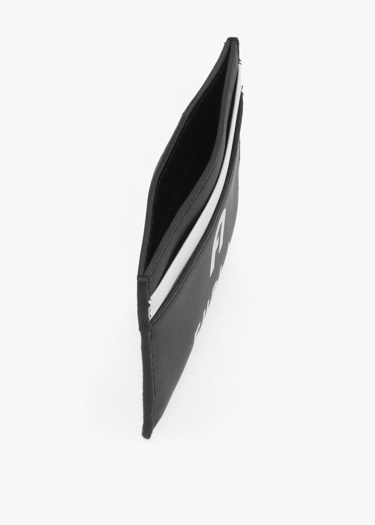 FURLA Iris Black Leather Card Case