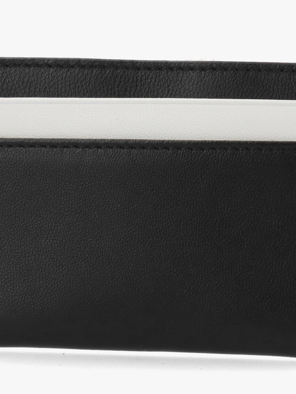 FURLA Iris Black Leather Card Case