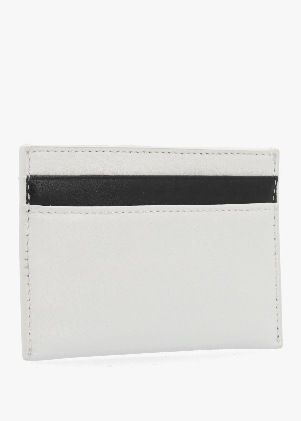FURLA IRIS CARD CASE - White Leather
