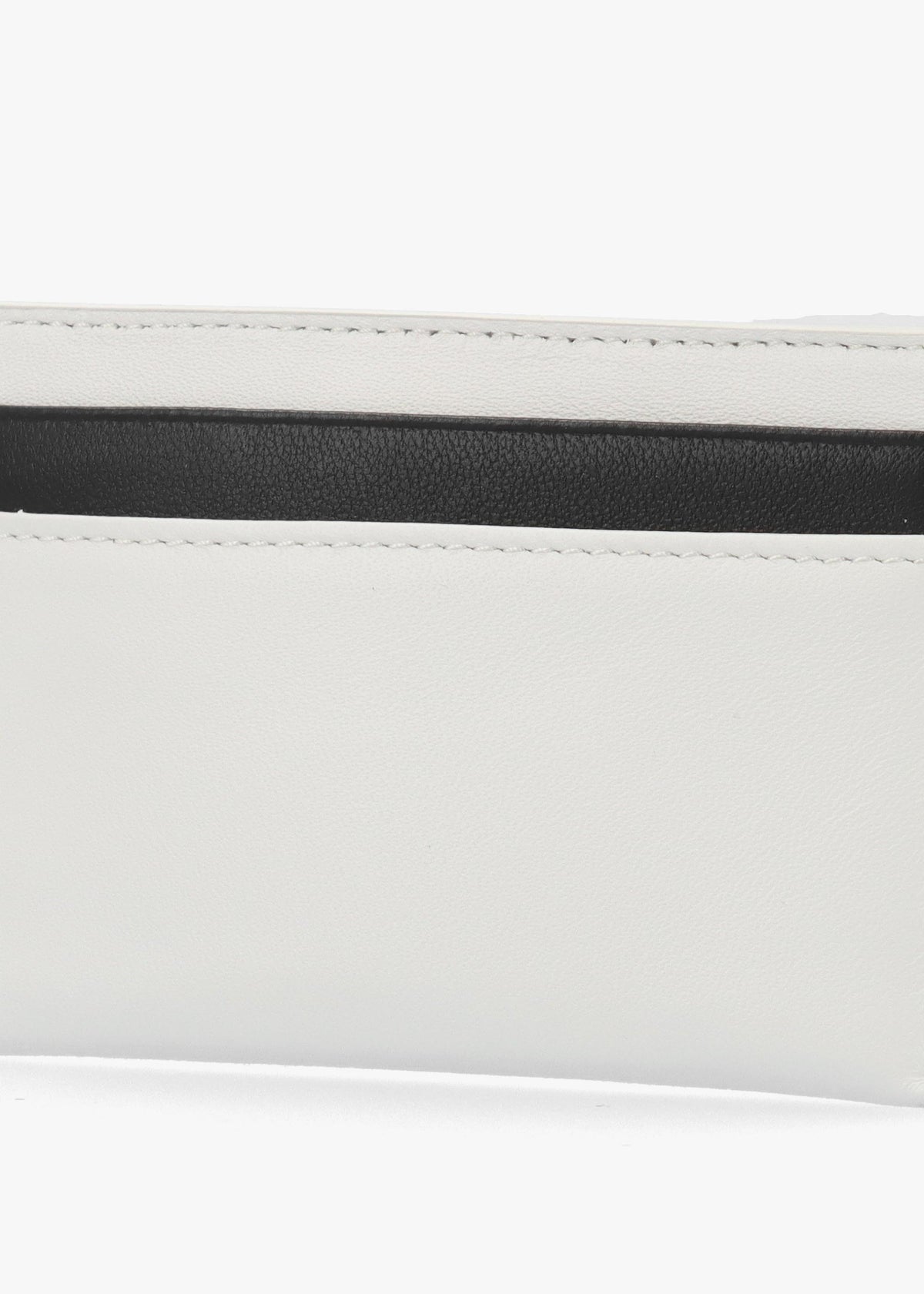 FURLA IRIS CARD CASE - White Leather