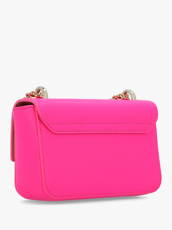 Furla Mini Metropolis Hot Pink Leather Cross-Body Bag
