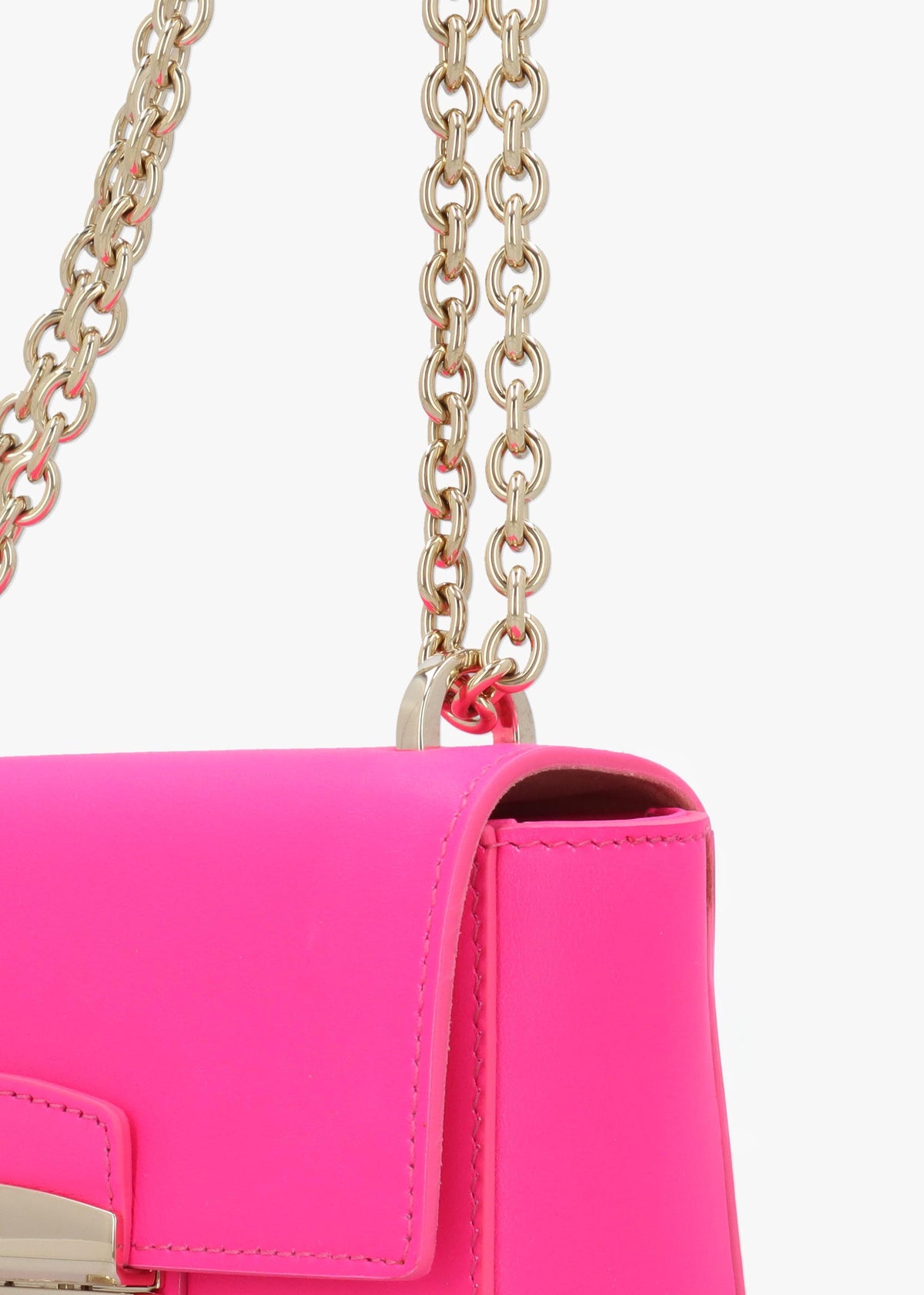 Furla Mini Metropolis Hot Pink Leather Cross-Body Bag
