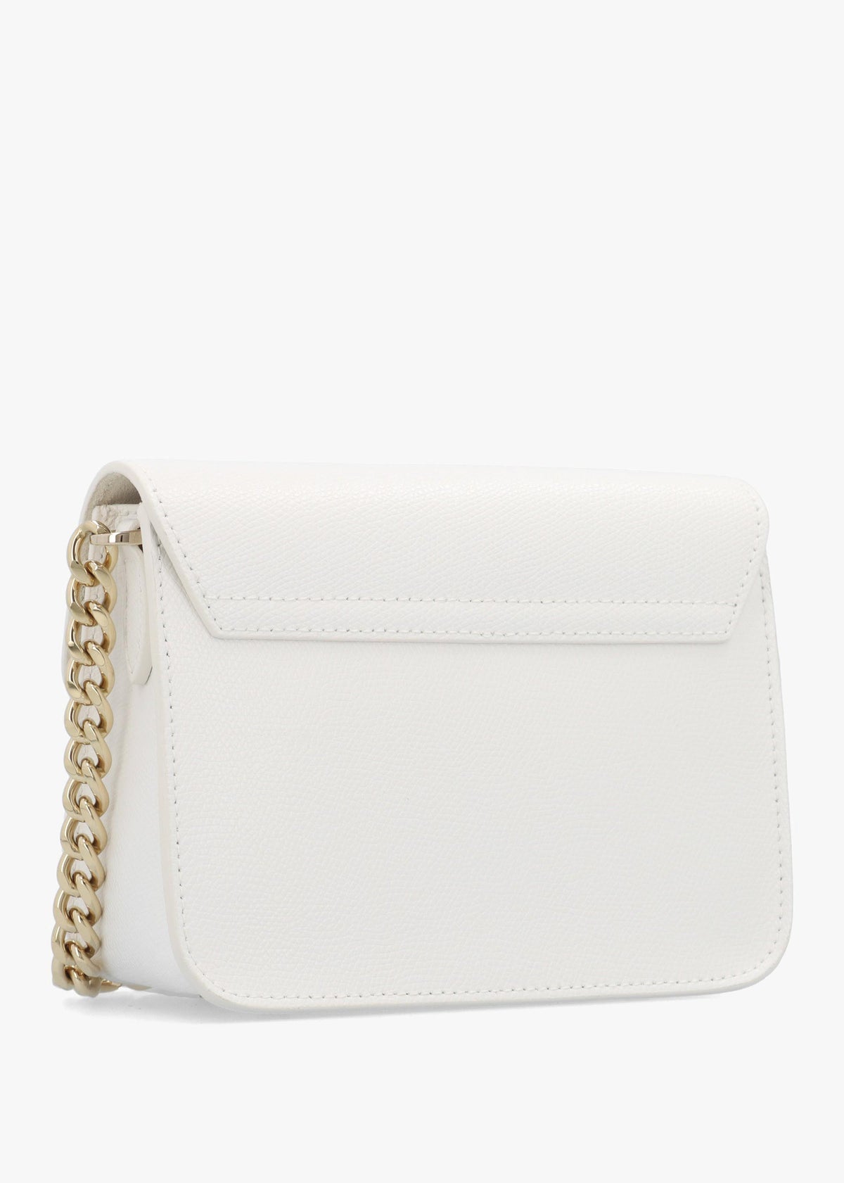 Furla Mini Metropolis White Leather Cross-Body Bag