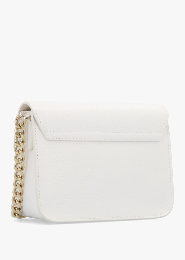 Furla Mini Metropolis White Leather Cross-Body Bag