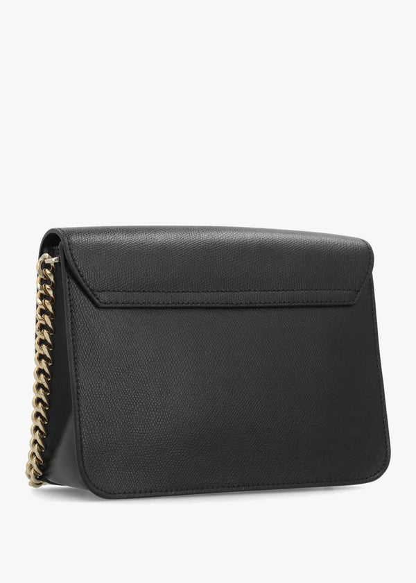 Furla Small Metropolis 20 Black Leather Cross-Body Bag