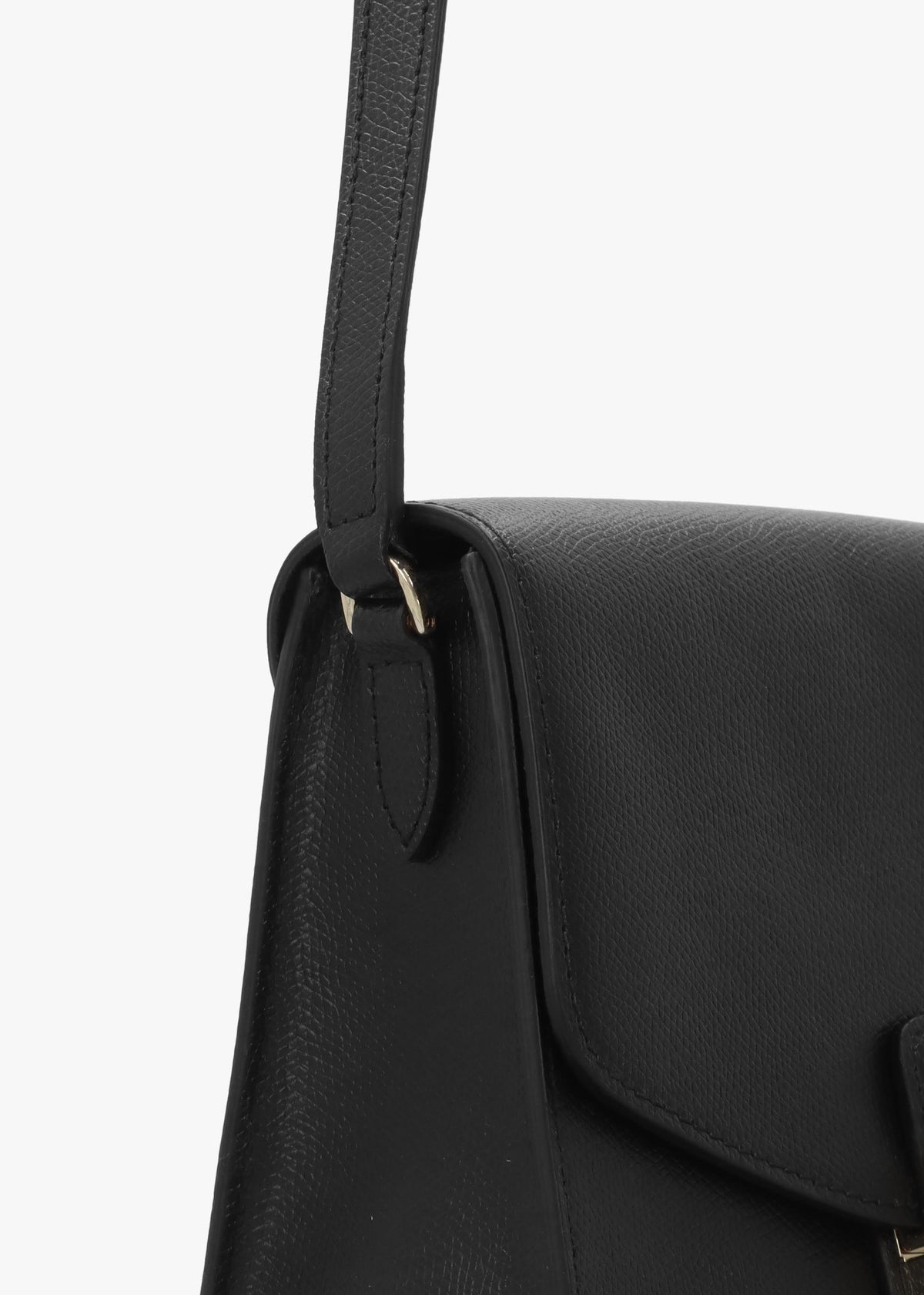 Small Metropolis 20 Black Leather Cross-Body Bag