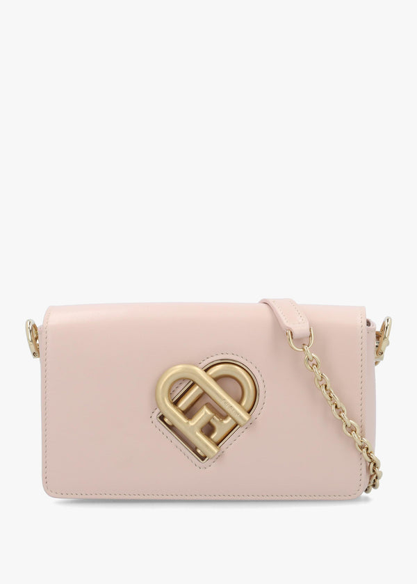 Mini My Joy Light Pink Leather Cross-Body Bag