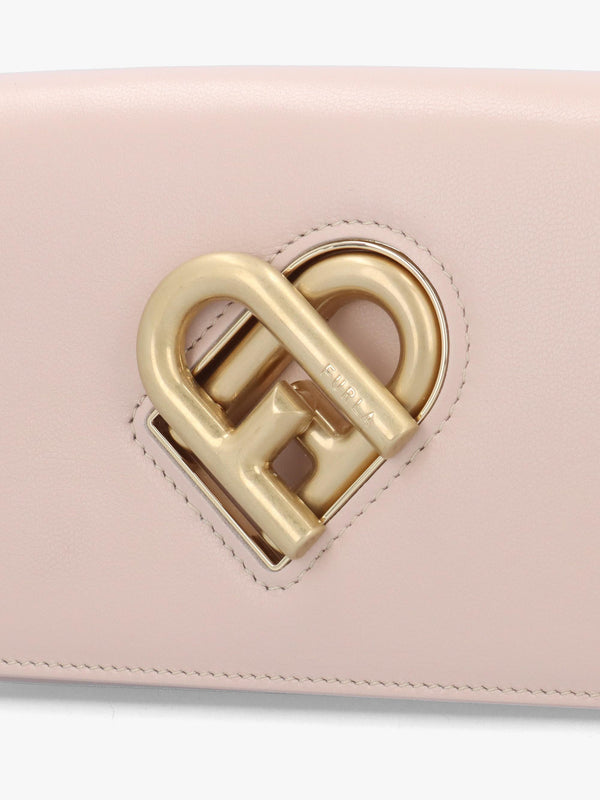 Mini My Joy Light Pink Leather Cross-Body Bag