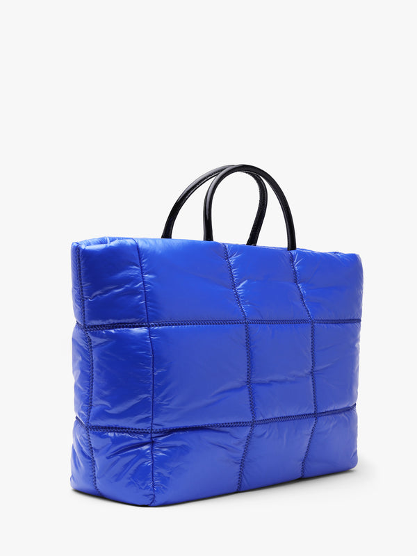 Large Opportunity Soft Quilted Blue Tote Bag