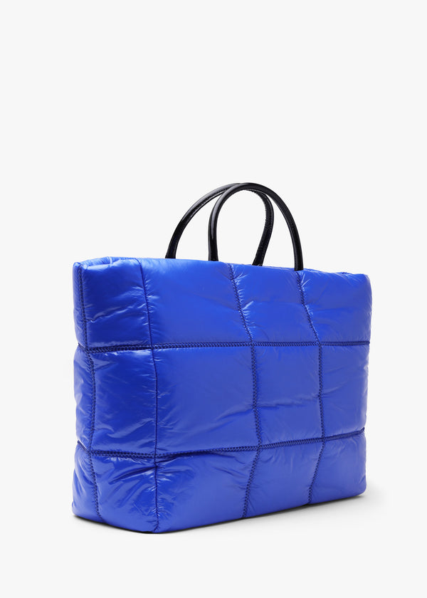 Large Opportunity Soft Quilted Blue Tote Bag