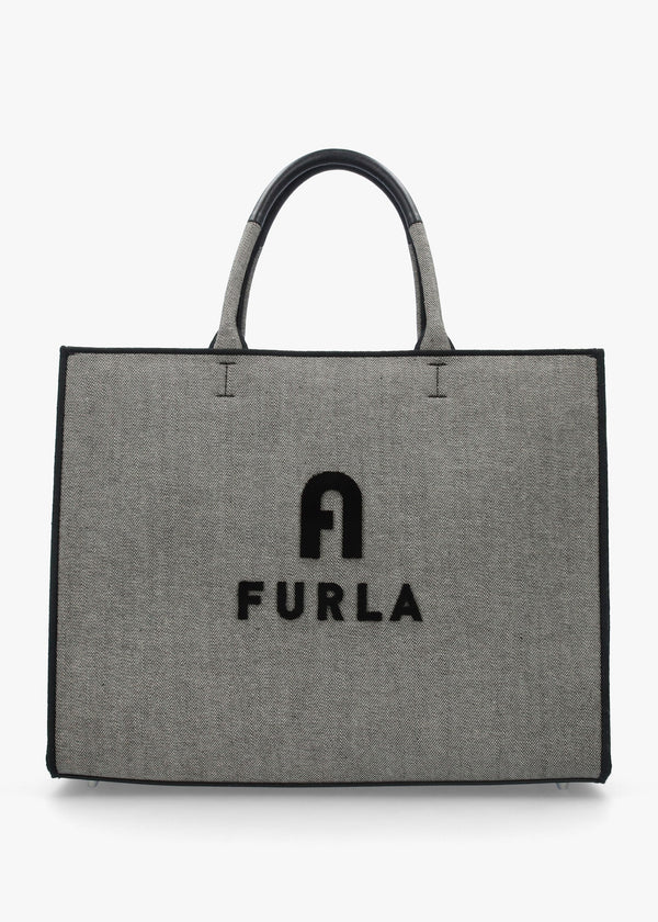 Furla Large Opportunity Grey Denim Tote Bag