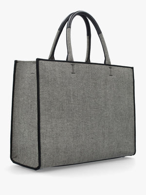 Furla Large Opportunity Grey Denim Tote Bag