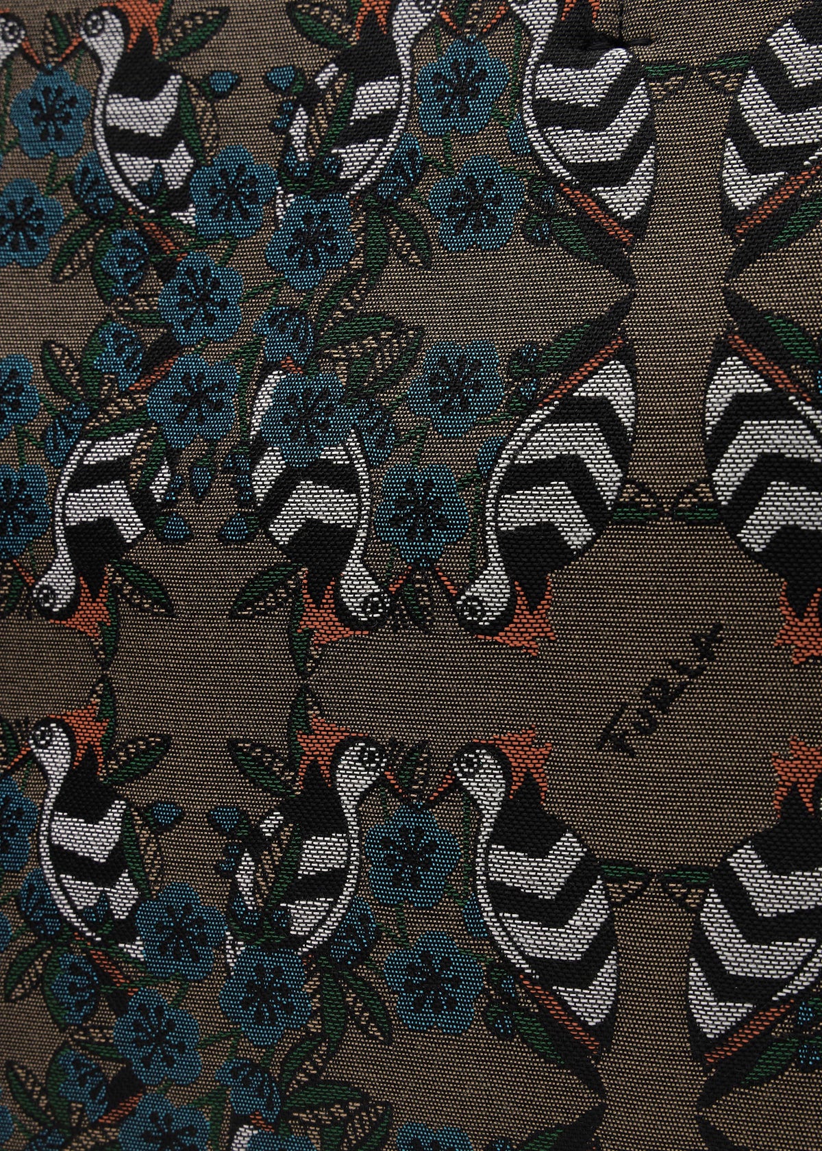 FURLA Large Opportunity Multi Jacquard Bird Tote Bag