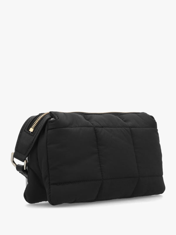 Mini Piuma Black Shoulder Bag